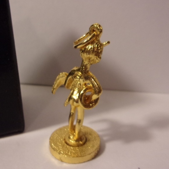 House of Borvani Jewelry House Of Borvani Fallen Angel Gold Tone